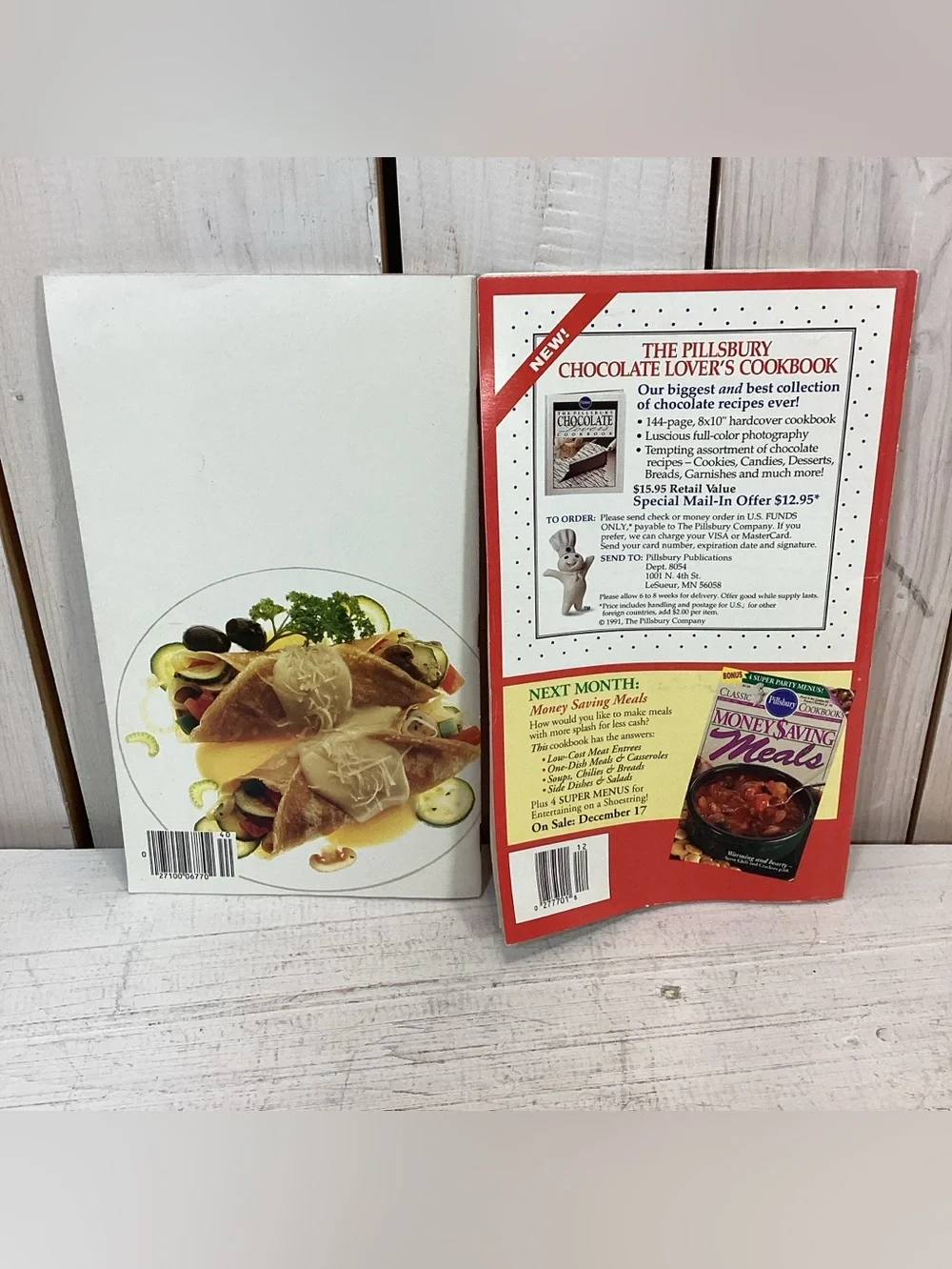 Lot of 8 Pillsbury Cookbooks, Recipes, Vintage & Contemporary